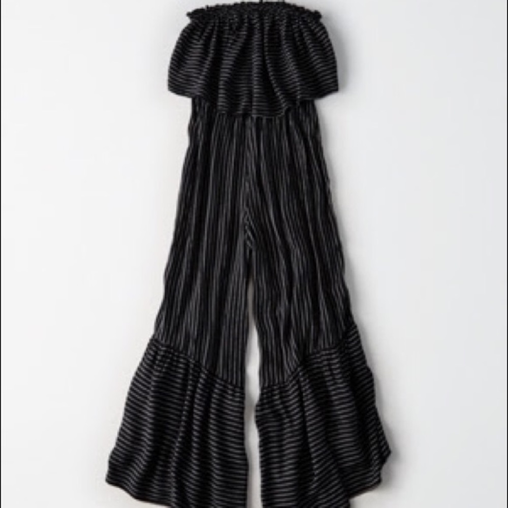 AE OVERLAY TUBE TOP JUMPSUIT